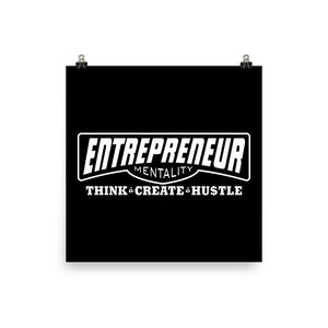 Entrepreneur Mentality wall poster