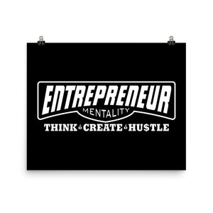 Entrepreneur Mentality wall poster