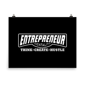 Entrepreneur Mentality wall poster