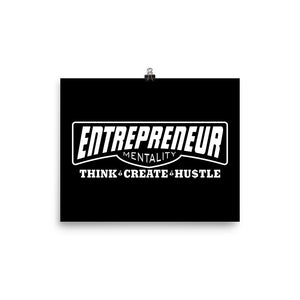 Entrepreneur Mentality wall poster