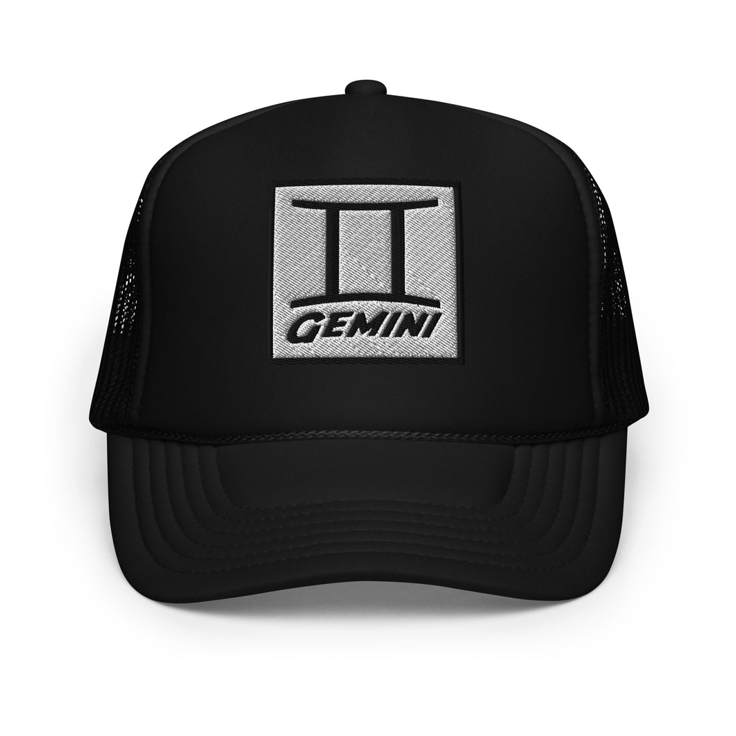 Gemini foam trucker hat