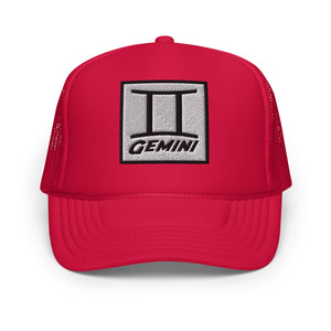 Gemini foam trucker hat