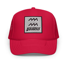 Load image into Gallery viewer, Aquarius foam trucker hat