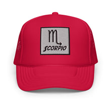 Load image into Gallery viewer, Scorpio Foam trucker hat