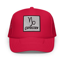 Load image into Gallery viewer, Capricorn foam trucker hat