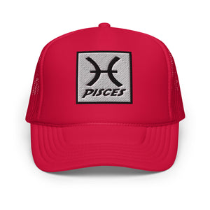 Pisces foam trucker hat