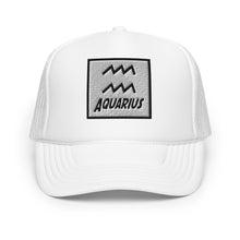 Load image into Gallery viewer, Aquarius foam trucker hat