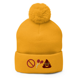 No Sucker Pom-Pom Beanie